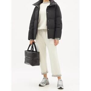 Stand Studio Lamb Leather Puffer‎ Classic Black Modern Shoulder Bag